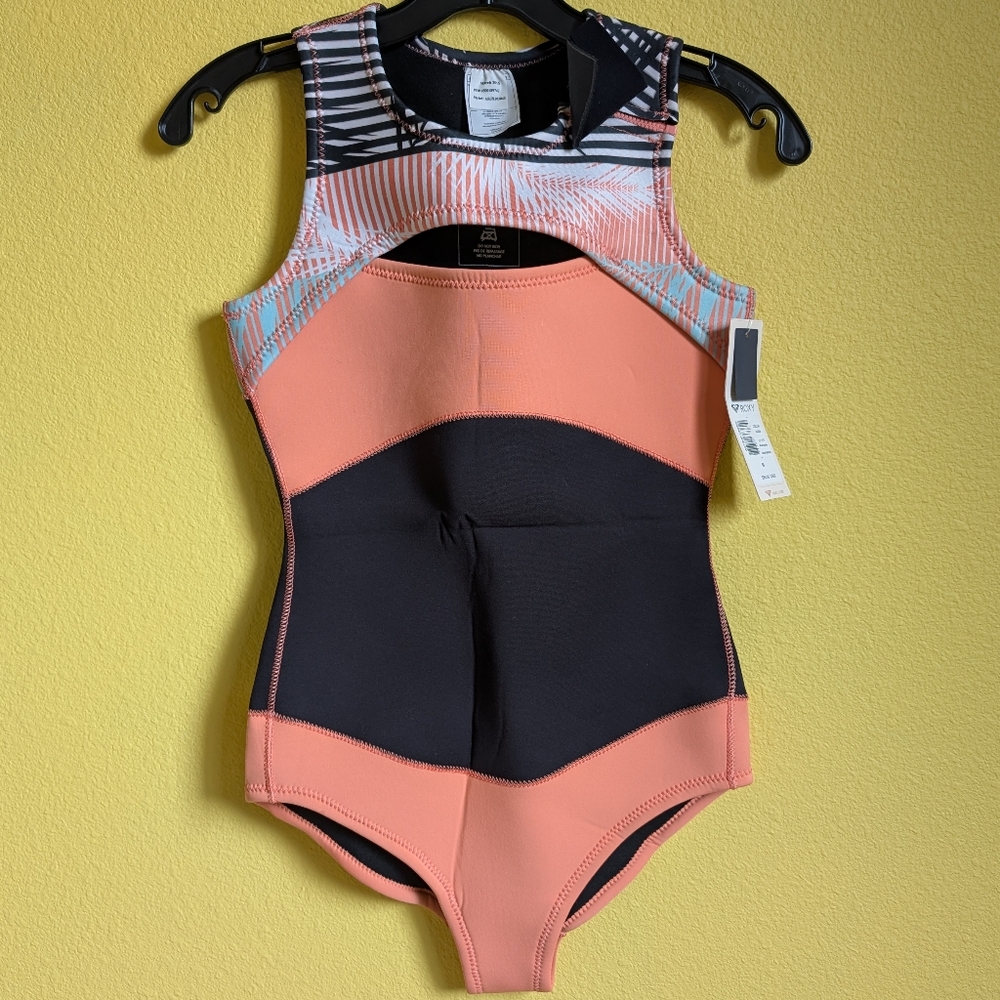NWT Roxy Popsurf Neoprene Wetsuit/Swimsuit